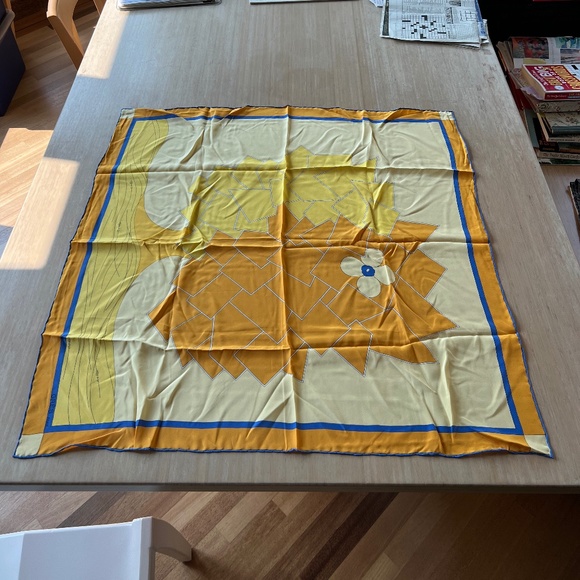 NWT Gres of Paris Yellow Scarf - Picture 1 of 2